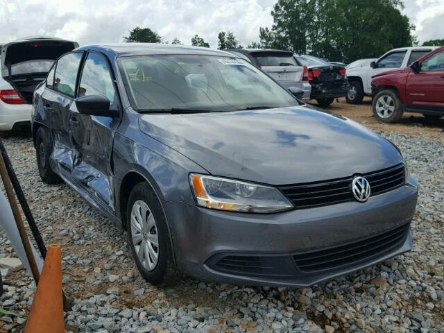 3VW2K7AJ2EM303835 - 2014 VOLKSWAGEN JETTA BASE 灰色 照片 1