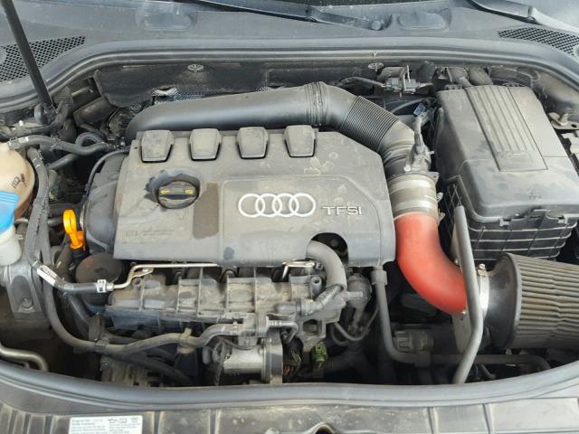 WAUHF98P39A069471 - 2009 AUDI A3 2.0T BLACK photo 7