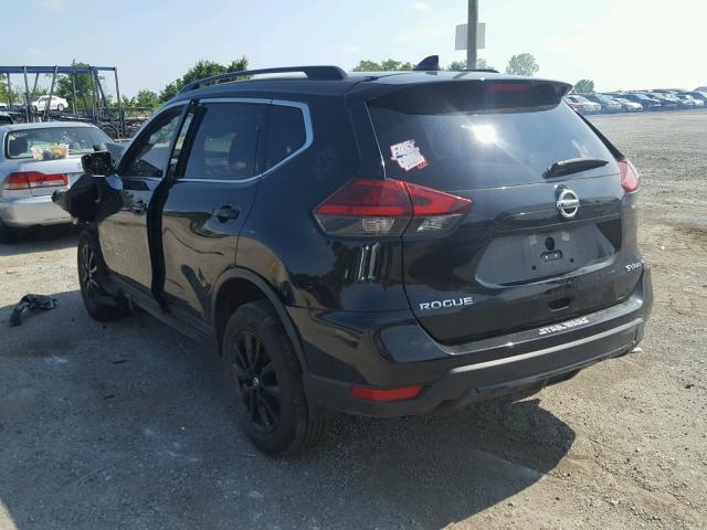 5N1AT2MV1HC763681 - 2017 NISSAN ROGUE SV BLACK photo 3