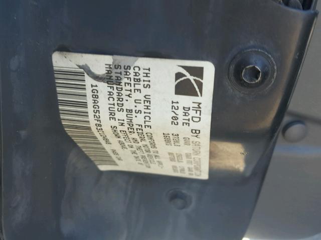 1G8AG52F83Z124848 - 2003 SATURN ION LEVEL BLACK photo 10