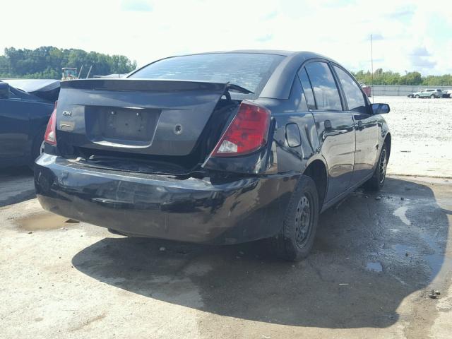 1G8AG52F83Z124848 - 2003 SATURN ION LEVEL BLACK photo 4