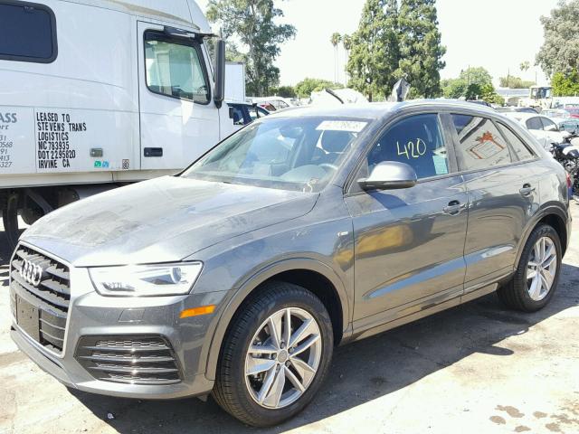 WA1BCCFS6JR021629 - 2018 AUDI Q3 PREMIUM GRAY photo 2