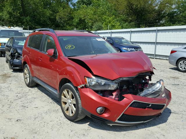 JA4JT3AW2CU001139 - 2012 MITSUBISHI OUTLANDER BURGUNDY photo 1