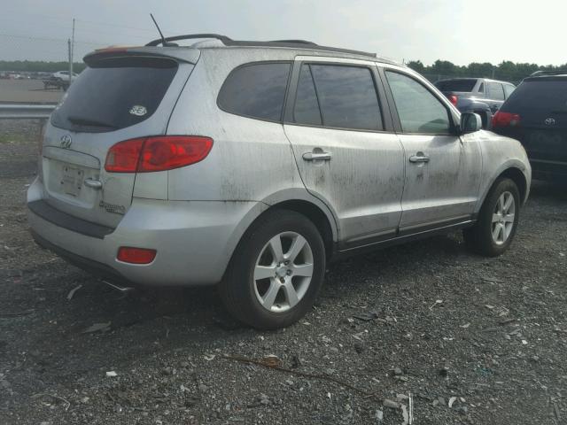 5NMSH73E47H115681 - 2007 HYUNDAI SANTA FE S SILVER photo 4