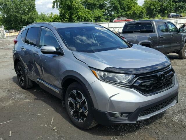 2HKRW2H98HH670009 - 2017 HONDA CR-V TOURI SILVER photo 1