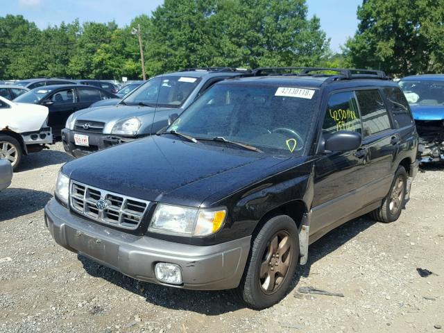 JF1SF655XWH769071 - 1998 SUBARU FORESTER S 黑色 照片 2