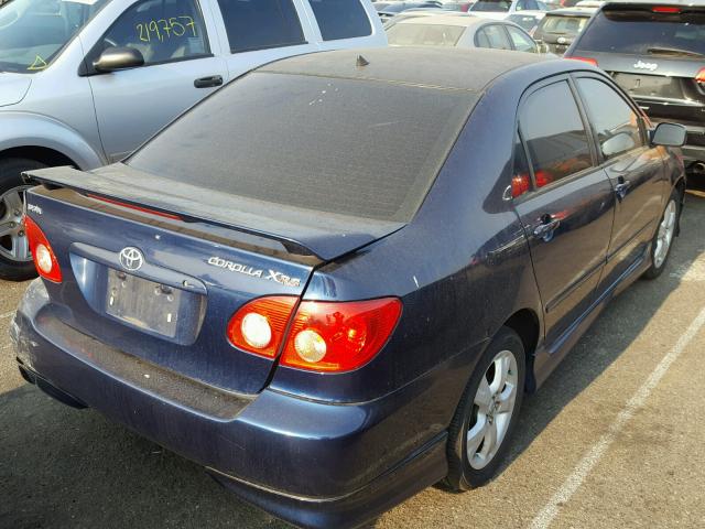2T1BY32E66C550135 - 2006 TOYOTA COROLLA XR 蓝色 照片 4