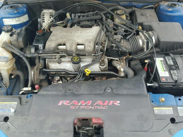 1G2NE12E5XM857024 - 1999 PONTIAC GRAND AM S 蓝色 照片 7