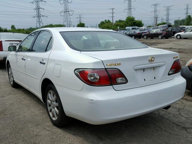 JTHBF30G120041471 - 2002 LEXUS ES 300 WHITE photo 3