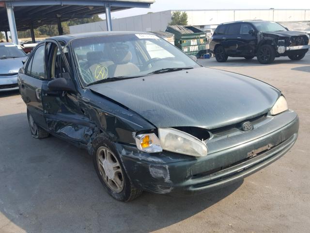 1Y1SK52812Z405474 - 2002 CHEVROLET GEO PRIZM 绿色 照片 1