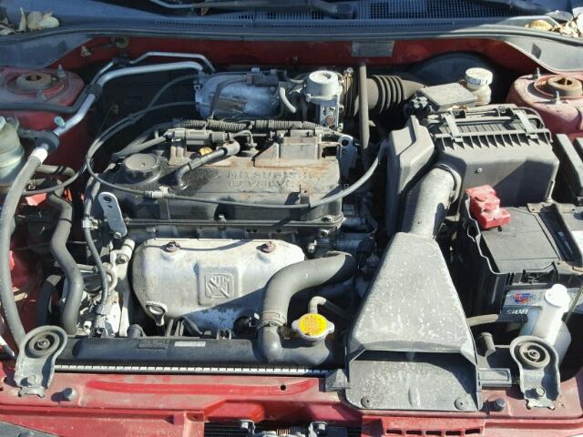 JA3AJ26E66U062289 - 2006 MITSUBISHI LANCER ES RED photo 7