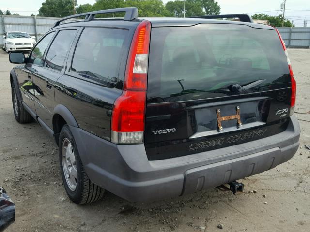 YV1SZ59HX41128809 - 2004 VOLVO XC70 BLACK photo 3