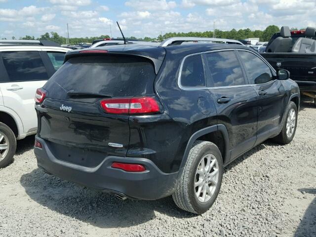 1C4PJLCS1EW186730 - 2014 JEEP CHEROKEE BLACK photo 4