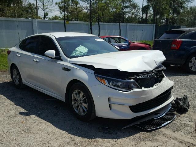 KNAGT4L37G5103199 - 2016 KIA OPTIMA WHITE photo 1