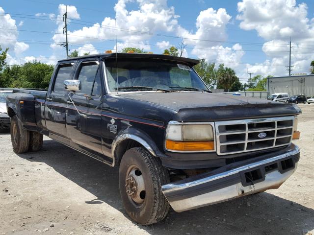 1FTJW35F0VEA99480 - 1997 FORD F350 BLACK photo 1