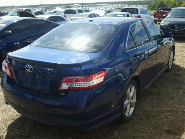 4T1BF3EKXAU572380 - 2010 TOYOTA CAMRY BLUE photo 4