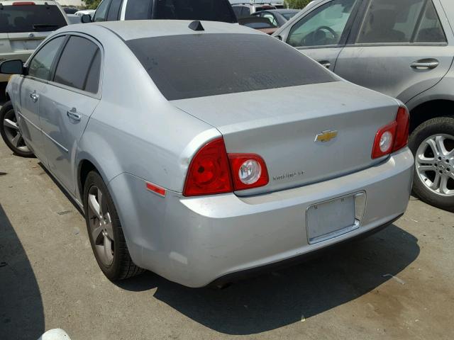 1G1ZC5E06CF124904 - 2012 CHEVROLET MALIBU 1LT SILVER photo 3