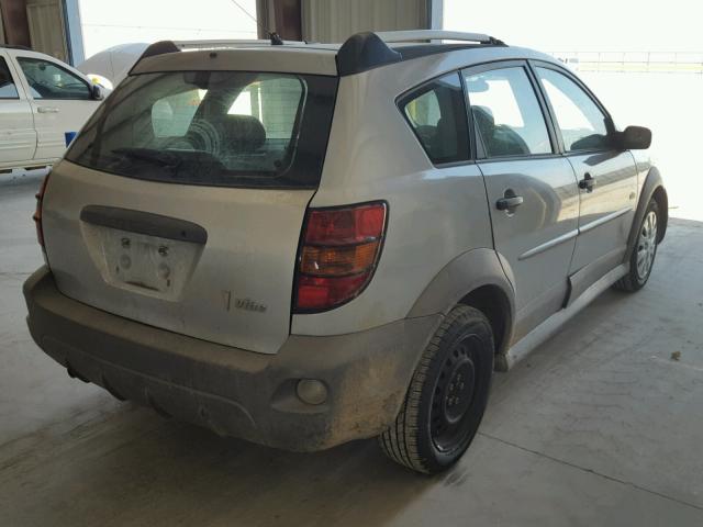 5Y2SL65817Z409115 - 2007 PONTIAC VIBE SILVER photo 4