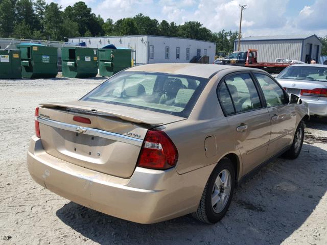 1G1ZT52895F314662 - 2005 CHEVROLET MALIBU LS 金色 照片 4