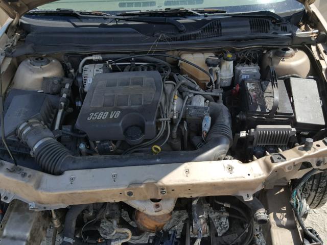 1G1ZT52895F314662 - 2005 CHEVROLET MALIBU LS 金色 照片 7