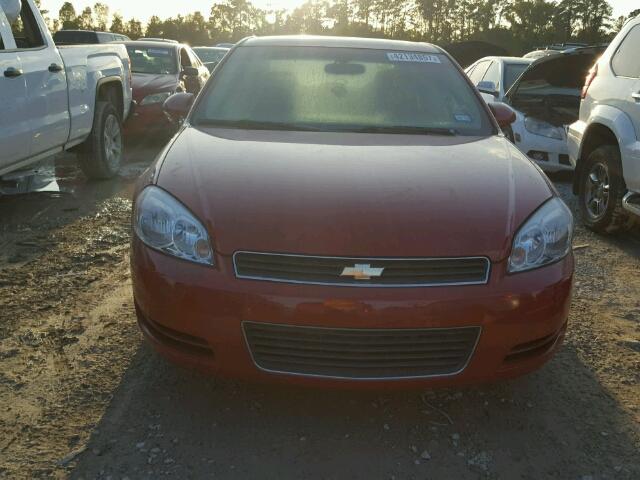 2G1WT55KX79212874 - 2007 CHEVROLET IMPALA 红色 照片 9