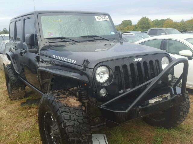 1C4HJWFG5EL322310 - 2014 JEEP WRANGLER U BLACK photo 1