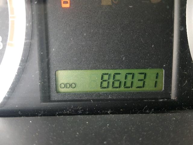 KL1TD56E59B363159 - 2009 CHEVROLET AVEO LS BLACK photo 8