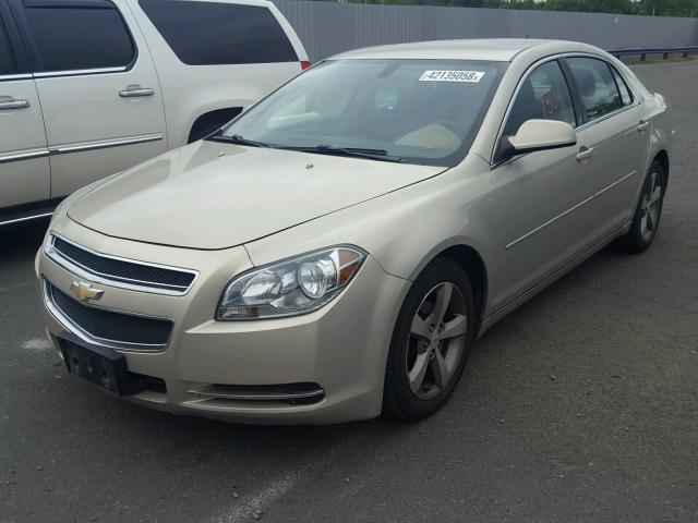 1G1ZC5EU5BF344617 - 2011 CHEVROLET MALIBU 1LT 银色 照片 2