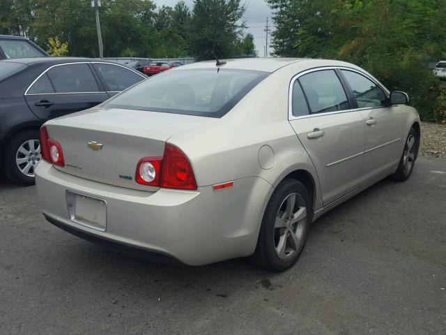 1G1ZC5EU5BF344617 - 2011 CHEVROLET MALIBU 1LT 银色 照片 4