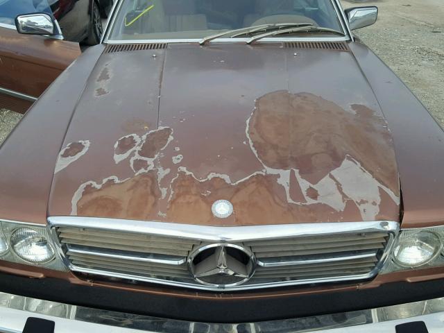 10704412031547 - 1976 MERCEDES-BENZ 450 SL BROWN photo 7