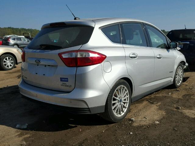 1FADP5BUXDL550004 - 2013 FORD C-MAX SEL SILVER photo 4