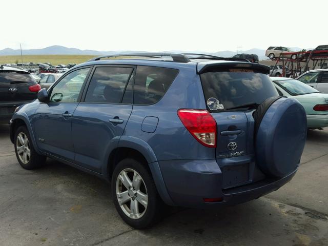 JTMBK32V475021959 - 2007 TOYOTA RAV4 SPORT BLUE photo 3