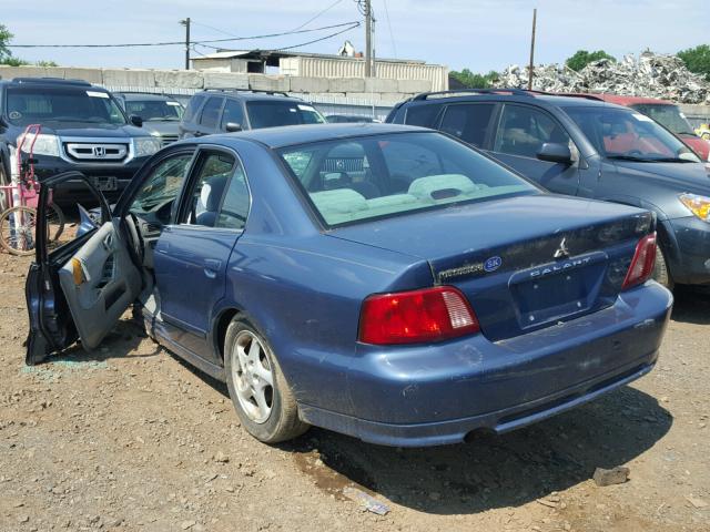 4A3AA46G02E070016 - 2002 MITSUBISHI GALANT ES BLUE photo 3