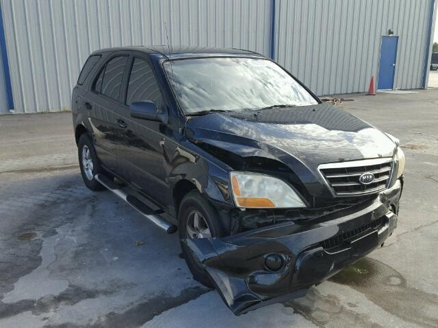 KNDJD735985771032 - 2008 KIA SORENTO EX BLACK photo 1