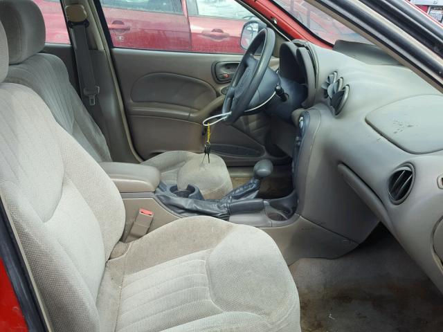 1G2NF52T0YM793530 - 2000 PONTIAC GRAND AM S 红色 照片 5