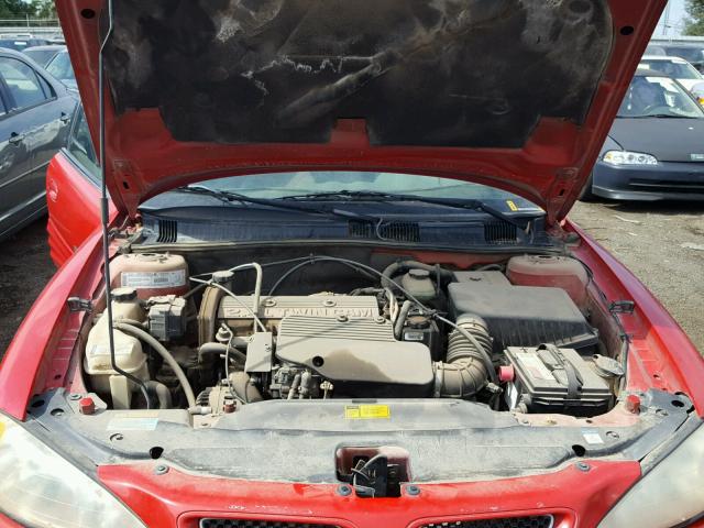 1G2NF52T0YM793530 - 2000 PONTIAC GRAND AM S 红色 照片 7