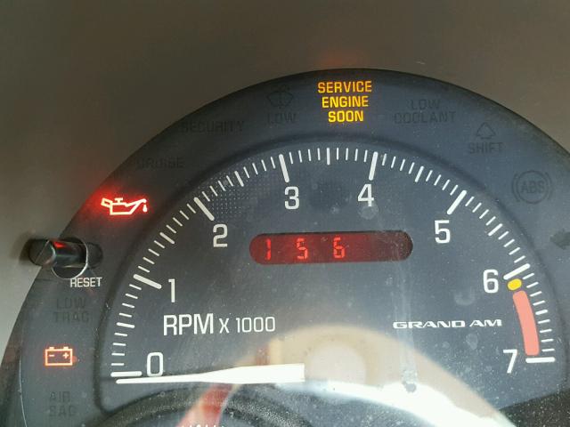 1G2NF52T0YM793530 - 2000 PONTIAC GRAND AM S 红色 照片 8