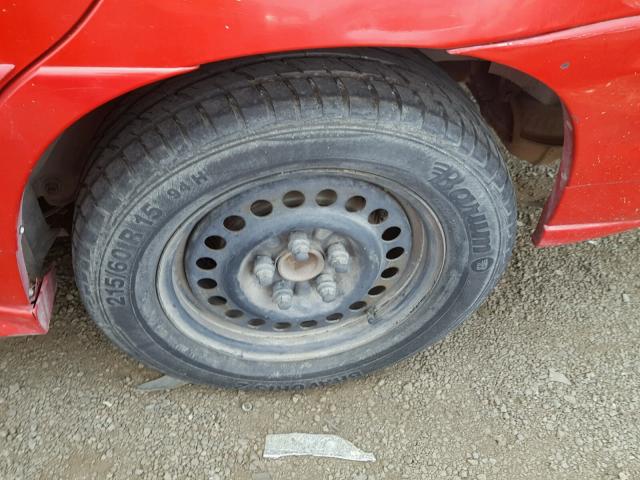 1G2NF52T0YM793530 - 2000 PONTIAC GRAND AM S 红色 照片 9