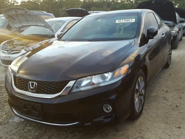 1HGCT1B8XDA007729 - 2013 HONDA ACCORD EXL BLACK photo 2