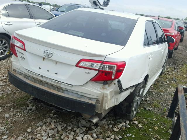 4T1BF1FK3CU618699 - 2012 TOYOTA CAMRY BASE WHITE photo 4