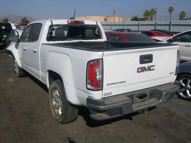 1GTG5CE37G1337323 - 2016 GMC CANYON SLE WHITE photo 3