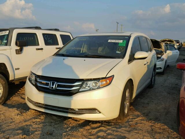 5FNRL5H63GB093967 - 2016 HONDA ODYSSEY EX WHITE photo 2