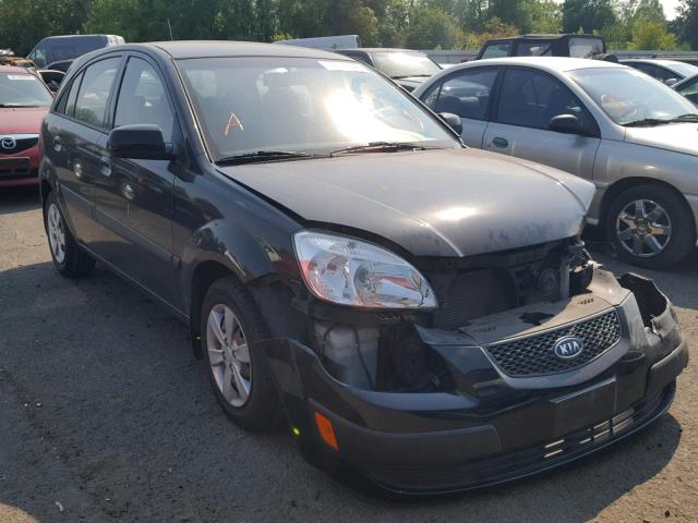 KNADE243196520654 - 2009 KIA RIO 5 SX BLACK photo 1