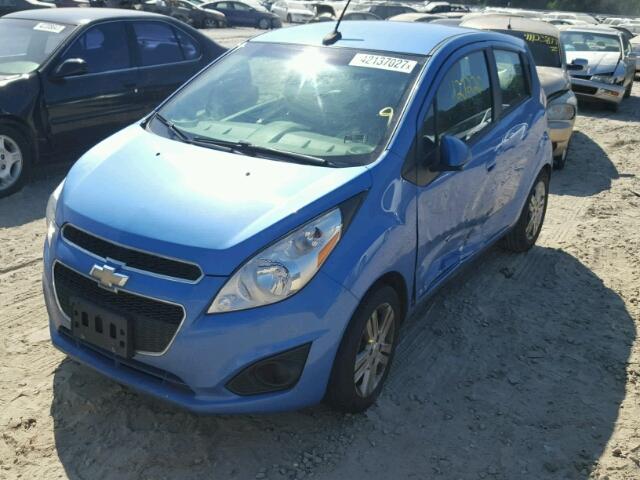 KL8CD6S97DC593465 - 2013 CHEVROLET SPARK 1LT BLUE photo 2