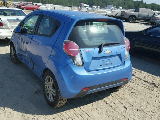 KL8CD6S97DC593465 - 2013 CHEVROLET SPARK 1LT BLUE photo 3