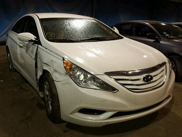 5NPEB4AC4CH329789 - 2012 HYUNDAI SONATA GLS WHITE photo 1