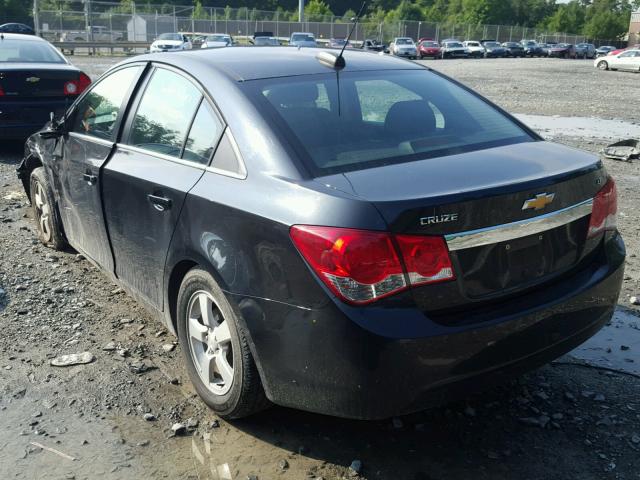 1G1PC5SB1F7266055 - 2015 CHEVROLET CRUZE LT BLACK photo 3