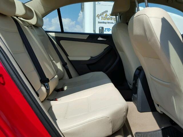 3VWDX7AJ3CM385128 - 2012 VOLKSWAGEN JETTA SE 红色 照片 6