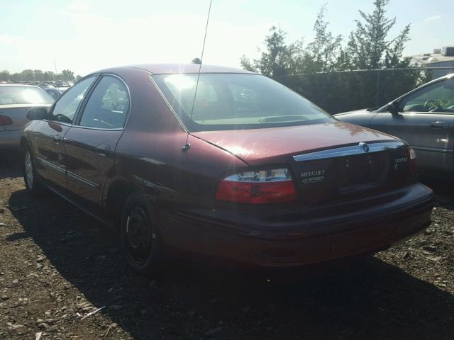 1MEFM55S54G607691 - 2004 MERCURY SABLE LS P MAROON photo 3