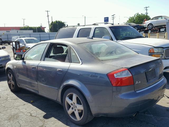 WAULT68E75A113353 - 2005 AUDI A4 3.0 QUA GRAY photo 3